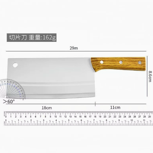 Couteau <span class=keywords><strong>de</strong></span> boucher Dawn Star, fabriqué à la main, en acier inoxydable forgé, avec manche en bois, ambidextre, lame <span class=keywords><strong>de</strong></span> 18 cm, écologique, moderne - Product Image 6