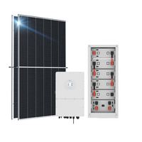 Système d'énergie solaire hybride Deye 10KW-50KW Panneaux en silicium monocristallin MPPT Batterie lithium-ion pour usage domestique et commercial