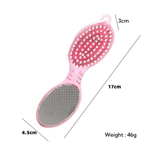Vente chaude 4 en 1 pied meulage pierre <span class=keywords><strong>ponce</strong></span> multi-fonction pédicure fichier Double face pied talon râpe pied brosse de nettoyage - Product Image 6