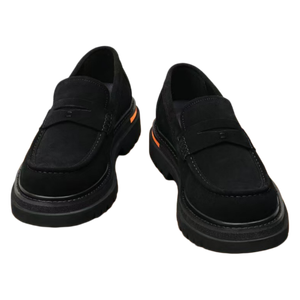 Zapatos Oxford Formales Retro para Hombre, con Cordones, Parte Superior de Cuero Vacuno, Suela de Goma, Cierre Deslizante, Antideslizantes, Transpirables y Gruesos - Product Image 1