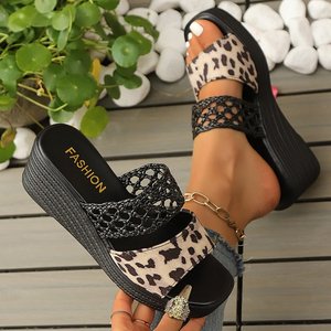 Sandalias de Plataforma con Cuña para Mujer, Estilo Europeo Americano, Tallas Grandes, Verano 2025, A21 - Product Image 3