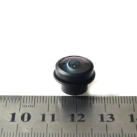 Objectif M12 1,6 mm F1,8 180 degrés IP69 2G4P IR pour caméra de recul de bus, camionnette, camion, véhicule, capteur 1/4 pouces, objectif de caméra embarquée