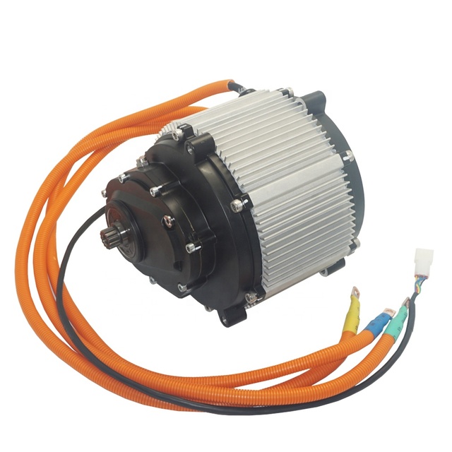 New Arrival SIAECOSYS IP67 Brushless Electric Motorcycle PMSM Motor 12kW 92N.m Peak with 1:2.04 Gear Ratio DC