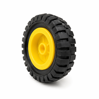 Rueda Giratoria de PP de Doble Propósito de 2.1 Pulgadas (53mm) de Fábrica Directa OEM, Rueda Antimarcas con Eje de Transmisión de Motor TT para Kit de Robot DIY