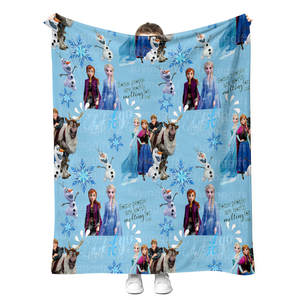 3000 Designs High Quality Princess Blanket Customized Printing Kids Girls Baby <b>Plush</b> Throws Blankets Children's Gifts - Product Image 3