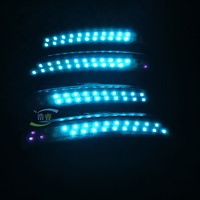 Feux de gabarit LED RVB à défilement de couleur, contrôlables par application, pour garde-boue de remorque, fournis directement par l'usine