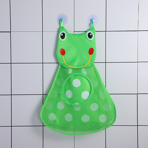 Bolsa de Almacenamiento para Baño de Niños, Colgante, con Ventosas, de PVC y Malla de Poliéster, Portátil, para Juguetes de Baño y Artículos Diversos - Product Image 3