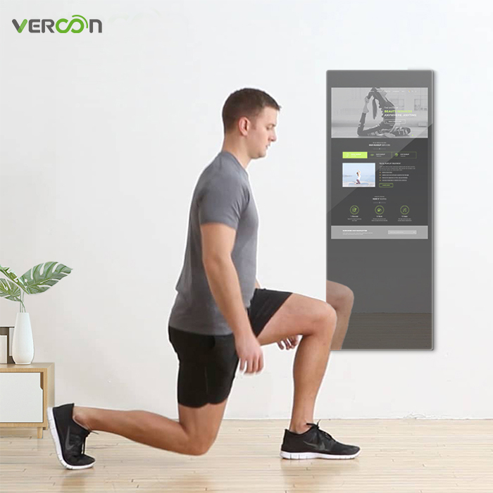 Virtual Trainer Integrated Fitness Mirror Digital