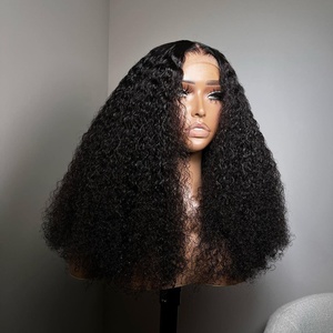 5 Sao Nhà Cung Cấp Tốt Nhất 13X4 Hd Ren Phía Trước Tóc Giả Nguyên Liệu Tóc Con Người Mũ Nhỏ Tóc Giả Nguyên Miến Điện Đền Tóc 40 Inch Nguyên Ấn Độ Tóc Giả Tóc - Product Image 5