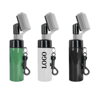 Accessoires de golf Nettoyeur de fosse portable pour club de golf Brosse de nettoyage pour club de golf avec bouteille d'eau à poussoir