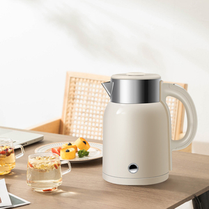 OEM Portable Double Wall Electric <b>Kettle</b> 1.8L Automatic Shut-off Cordless Stainless Steel Home Hotel Use Hot Water Ready - Product Image 4