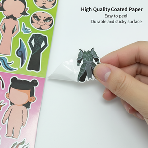 Customised waterproof and UV-resistant A4/A5/A6 promotional labels for businesses – printed vinyl die-cut stickers - Product Image 4