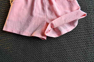 Productos de Alta Calidad Más Vendidos, Conjunto de Ropa de Verano sin Mangas para Bebé Niña, Lavable, de Proveedor Chino - Product Image 2