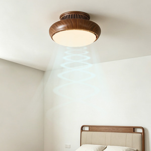 Bladeless <b>Ceiling</b> Fan with <b>Light</b> Dimmable LED Remote Control 3 Color Temperatures 6 Speeds - Product Image 1