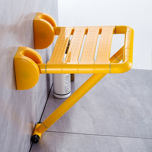 Youliang Bathroom <b>Folding</b> <b>Stool</b> Wall Mounted <b>Shower</b> Seat Anti Slip 120 Kg Capacity For Elderly Disabled Bathing Support - Product Image 3