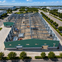 Bâtiment préfabriqué en acier avec structure métallique industrielle, ateliers modernes, usines, entrepôt préfabriqué durable, certificat CE, 5 ans de garantie