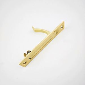 WEKIS Tirador de borde de latón duradero de diseño moderno para puertas escamoteables, manija pequeña oculta integrada para puertas de armario, giratorio, color personalizado - Product Image 3