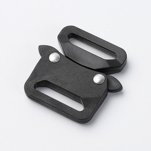 <b>Sliding</b> Buckle <b>Plastic</b> Adjustable Black For Bags Durable J1066-25 - Product Image 1