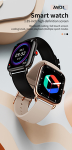 AW31 Men Women Fitness Smartwatch Metal <strong>Frame</strong> 1.85&quot; AI Voice Assistant Blood Oxygen Health <strong>Monitoring</strong> Waterproof Smart Watch - Product Image 2
