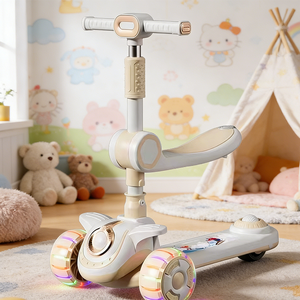 Multi-functional Children's <strong>Scooter</strong> for Ages 1-8, Three-in-one <strong>Sit</strong>-down <strong>Scooter</strong> for Girls and Boys, Pedal-driven <strong>Scooter</strong> - Product Image 6