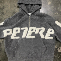 Sudadera con Capucha YSJY Personalizada con Logotipo, Forro Polar de Invierno, Bordado, Apliques, Parches, Sherpa, para Hombre
