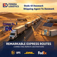Service de livraison express par coursier DDP vers l'aéroport de Billund au Danemark, transitaire avec emballage sécurisé garanti