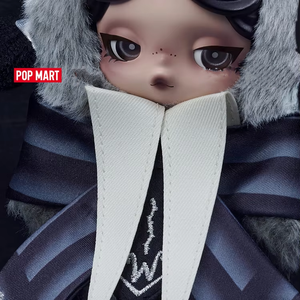 POP Mart X Wednesday Portachiavi Peluche con Occhi di Vetro Versione Uniforme Nevermore Academy Originale Blind Box da Collezione - Product Image 4