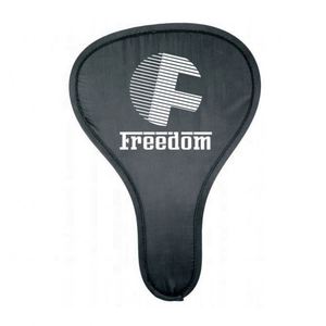 Polyester Foldable Hand Fan <b>Folding</b> Pocket Fan With Customized Logo - Product Image 4