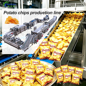 Linea di Produzione Automatica Shepody per <span class=keywords><strong>Patatine</strong></span> Fresche e <span class=keywords><strong>Patatine</strong></span> Fritte Surgelate, Capacità 100kg/h 200kg/h 300kg/h 500kg/h 1000kg/h - Product Image 1