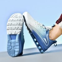 Chaussures de sport à coussin d'air intégral de haute qualité tendance 2025 pour hommes Printemps Automne Grande taille Tige en maille Chaussures de sport décontractées