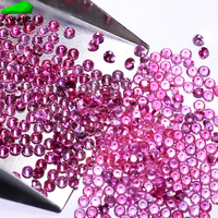 Hot Sale Natural Loose Gem stone 2,1-2,5mm runde Form rosa Saphir Ring für Armband
