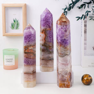 All'ingrosso <span class=keywords><strong>di</strong></span> cristallo naturale sogno ametista <span class=keywords><strong>torre</strong></span> <span class=keywords><strong>di</strong></span> lucidatura <span class=keywords><strong>di</strong></span> <span class=keywords><strong>pietre</strong></span> grezze bacchetta <span class=keywords><strong>di</strong></span> quarzo per la decorazione della casa - Product Image 6