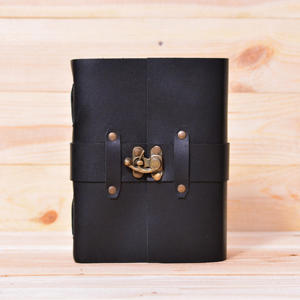 Genuine Leather <b>Journal</b> Diary Notebook Handmade A5 Vintage Leather Planner with Deckle Edge Paper <b>Writing</b> <b>Journal</b> - Product Image 1
