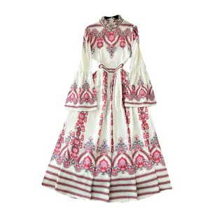 Woman clothes manufacturer wholesale fashion apparel elegant vintage lady floral Evening casual Dresses