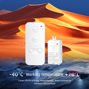 مفتاح إضاءة لاسلكي IP66 مقاوم للماء ، مفتاح إضاءة لاسلكي للقدمين ، مفتاح إضاءة جداري لاسلكي ، مفتاح تحكم عن بعد للعد التنازلي - Product Image 6