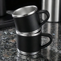 Ensemble cadeau de tasse thermique à double paroi personnalisée de 500 ml, tasse à thé, gobelet en acier inoxydable 304, bouteille d'eau, thermos portable avec 2 tasses