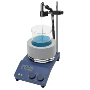 MS-H280-B500 500ml 1L Frasco con manta calefactora eléctrica 280°C, agitador magnético digital LED de laboratorio, mezclador de placa calefactora - Product Image 1