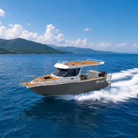 Bateau à moteur en aluminium de 8 m pour la navigation en haute mer, yacht en alliage, bateau de luxe, bateau de croisière, bateau de pêche, Chine