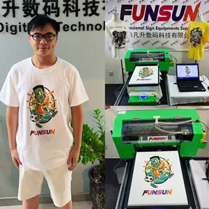 ウィークリーセール送料無料!品質認定Funsun A3 Dtg 1440dpi Tシャツ印刷機
