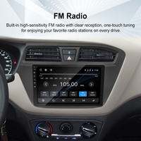 Reproductor multimedia para coche con ecualizador DSP de 16 bandas Rhythm, amplificador de 4X45W, salida estéreo, Carplay inalámbrico y Android Auto para Hyundai i20