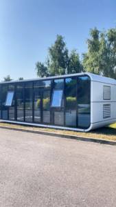 Cápsula de Sueño Moderna de Lujo, Contenedor de Acero para Exteriores, Casa Prefabricada, Oficina Móvil Tipo Cabaña Apple - Product Image 4