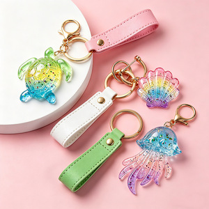 Oceaandieren hanger siliconen mal DIY hars kwallen zeemeermin sleutelhanger sieraden mal - Product Image 2