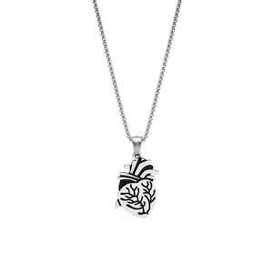 Set di Collane per Coppie Bestseller, Regalo per <span class=keywords><strong>San</strong></span> <span class=keywords><strong>Valentino</strong></span>, <span class=keywords><strong>Collana</strong></span> con Ciondolo a Forma di Cuore in Stile Rock - Product Image 6