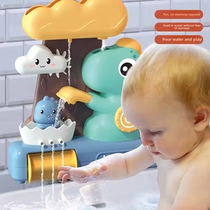 Pommeau de Douche Dinosaure BGL en ABS pour Bébé, <span class=keywords><strong>Jouet</strong></span> de Bain Musical Rotatif avec Ventouse, Jouets de Bain en Plastique pour Enfants de 2 à 13 Ans, Unisexe - Product Image 2