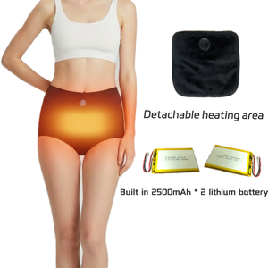 Tragbare Kabellose Graphen-Beheizte Unterwäsche 3 Heizstufen Überhitzungsschutz Menstruations-Heizkissen für Bauchschmerzen und Krämpfe - Product Image 2