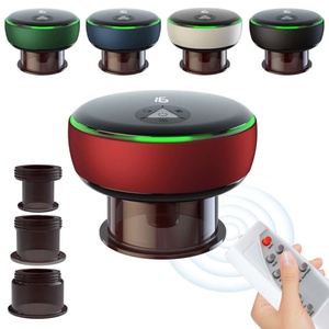 Remote Control 16 Gears <b>Electronic</b> Vacuum Cupping <b>Massager</b> Guasha Body Massage Device with Heat Compression - Product Image 1