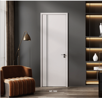 Porte intérieure en PVC WPC imperméable pour salle de bain, vente en gros spéciale de Chine