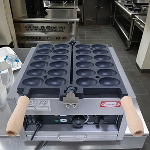 Máy làm bánh trứng hình mặt cười 12 lỗ, năng suất cao, dành cho nhà hàng khách sạn, thiết kế mặt cười dễ thương, nâng tầm thiết bị nhà bếp thương mại - Product Image 3