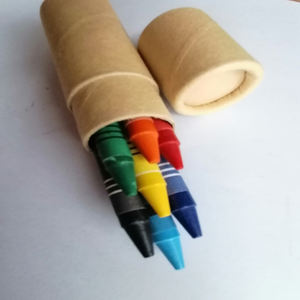 ペーパーカバーのサイズ8.8x0.8CMが付いているペーパー管の6pcsクレヨン - Product Image 5