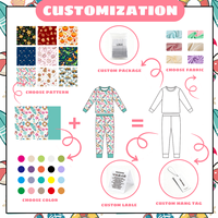 Ensemble de pyjama pour enfants de haute qualité, 3-8 ans, dessin animé, marqueur de dessin DIY, 2 pièces, manches longues, vêtements pour toutes les saisons, pyjama bébé